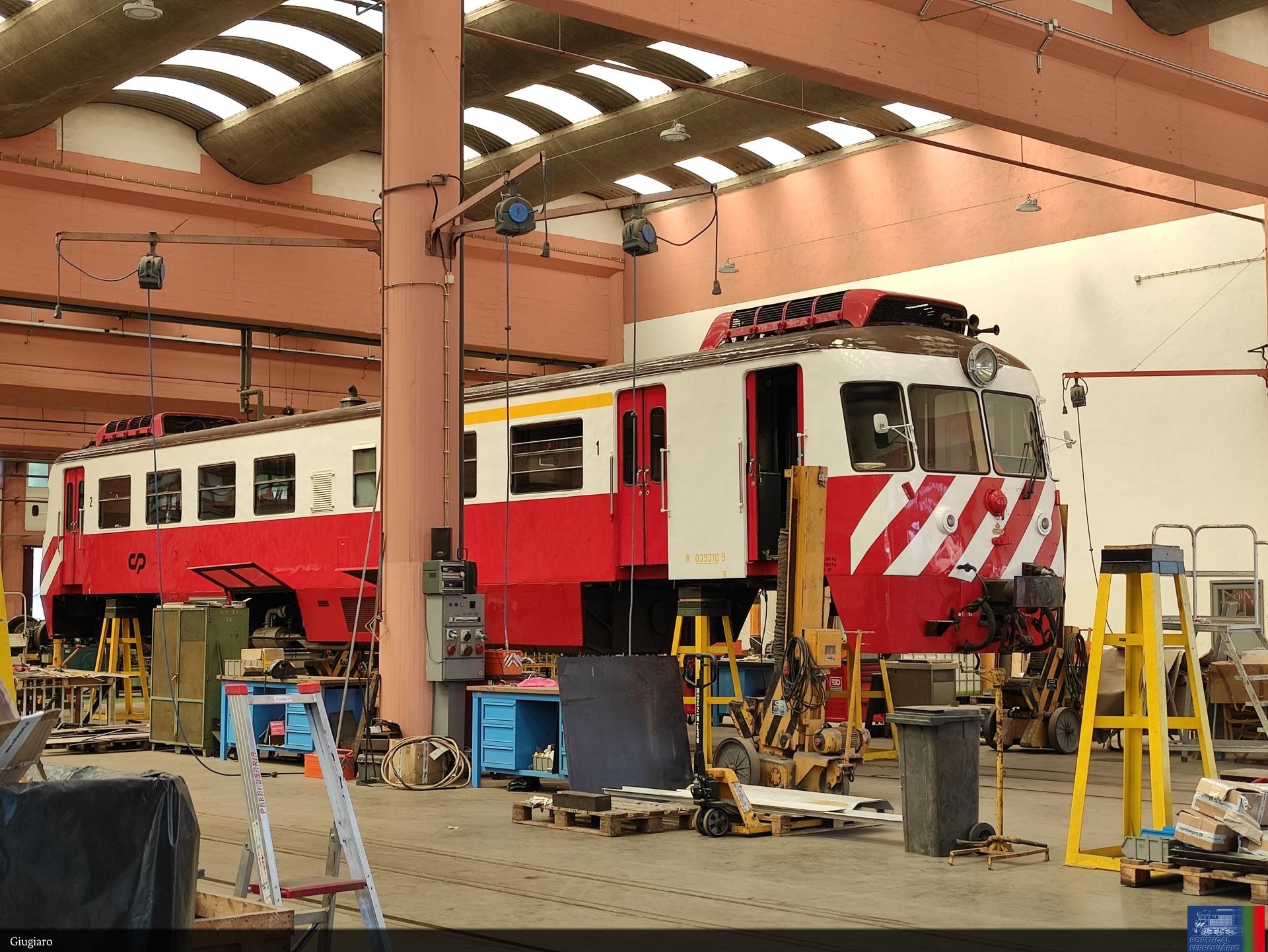 CP 9310 nas oficinas de Guifões