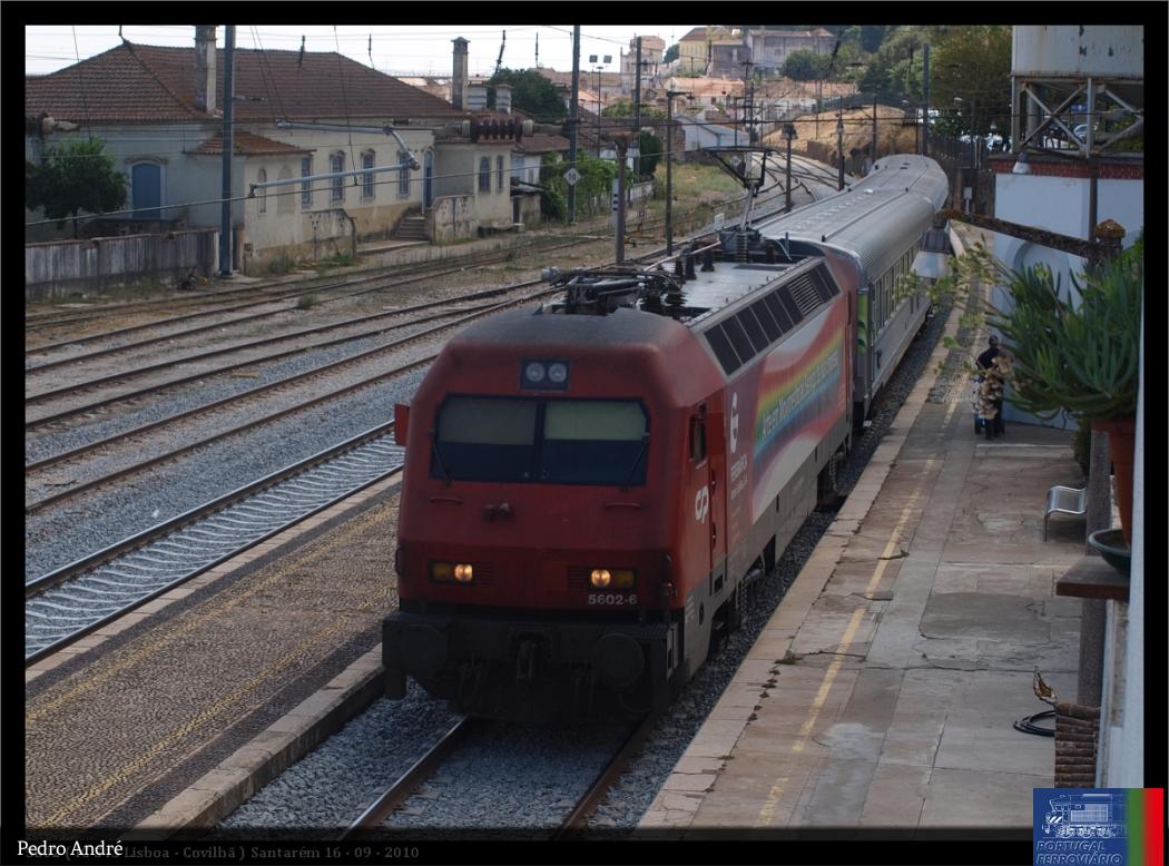 5602 (IC 543 Lisboa - Covilhã) Santarém 16-09-2010