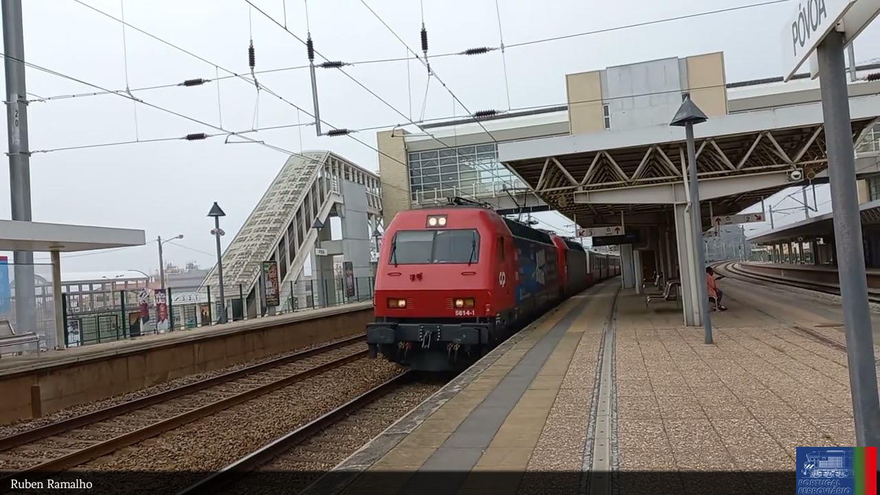 CP 5614 + CP 5603 | Serviço 27525 @ Póvoa de Santa