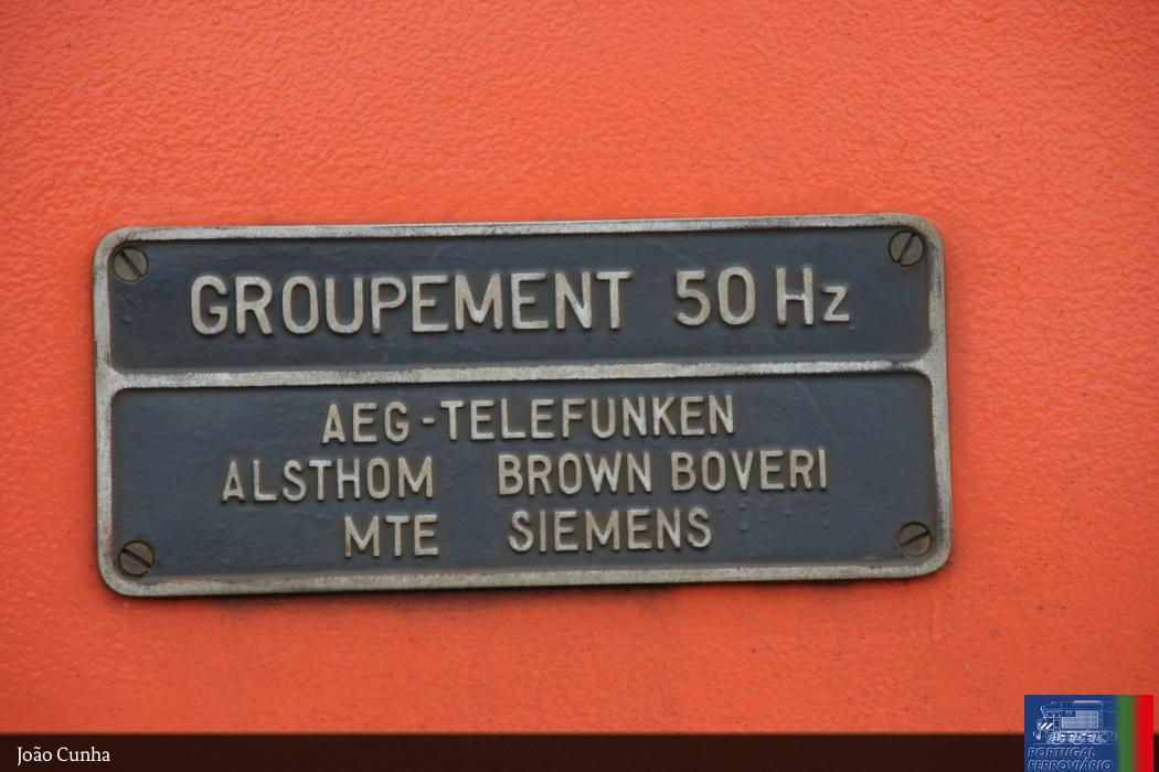 Placa de construtor da 1ª série