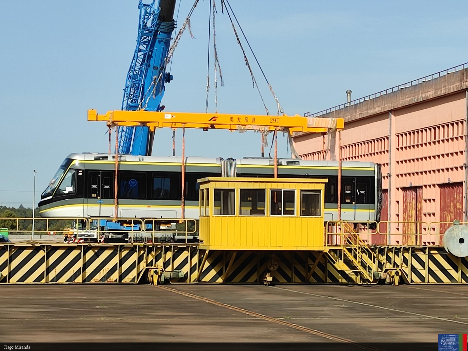 Carrilamento do MP 201 em Guifões