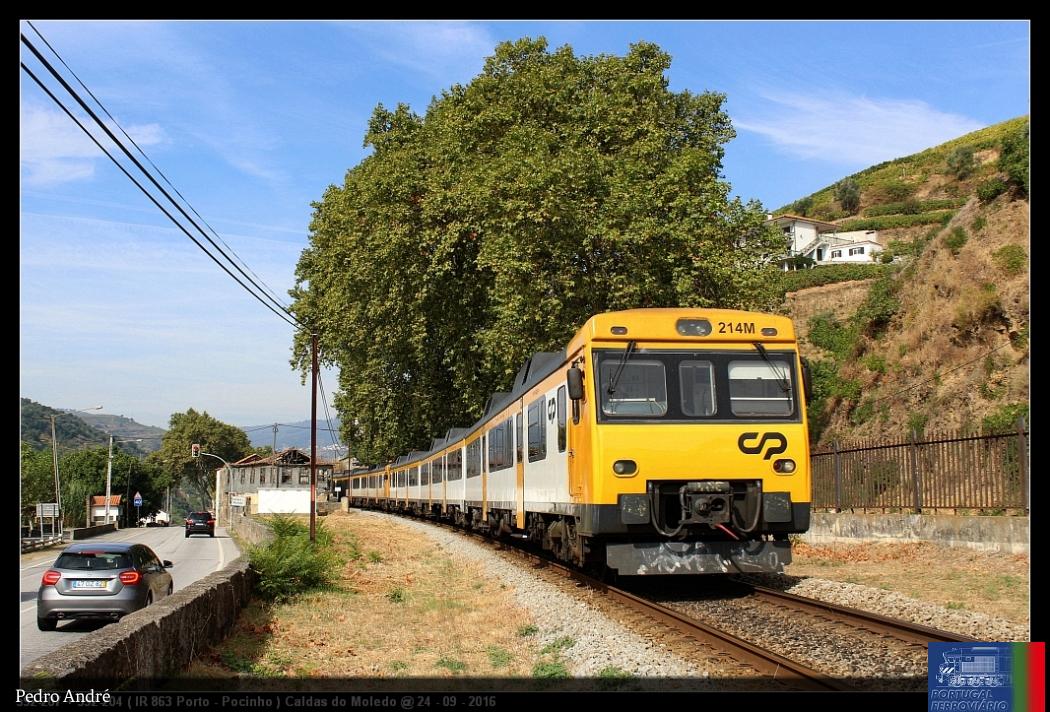 592-207 + 592-204 ( IR 863 Porto - Pocinho ) Calda